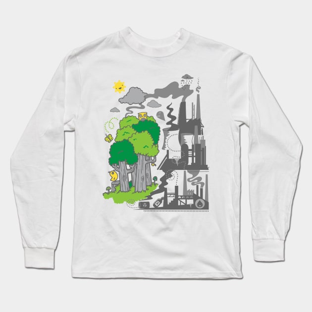 A Tale of Two Outcomes Long Sleeve T-Shirt by wotto